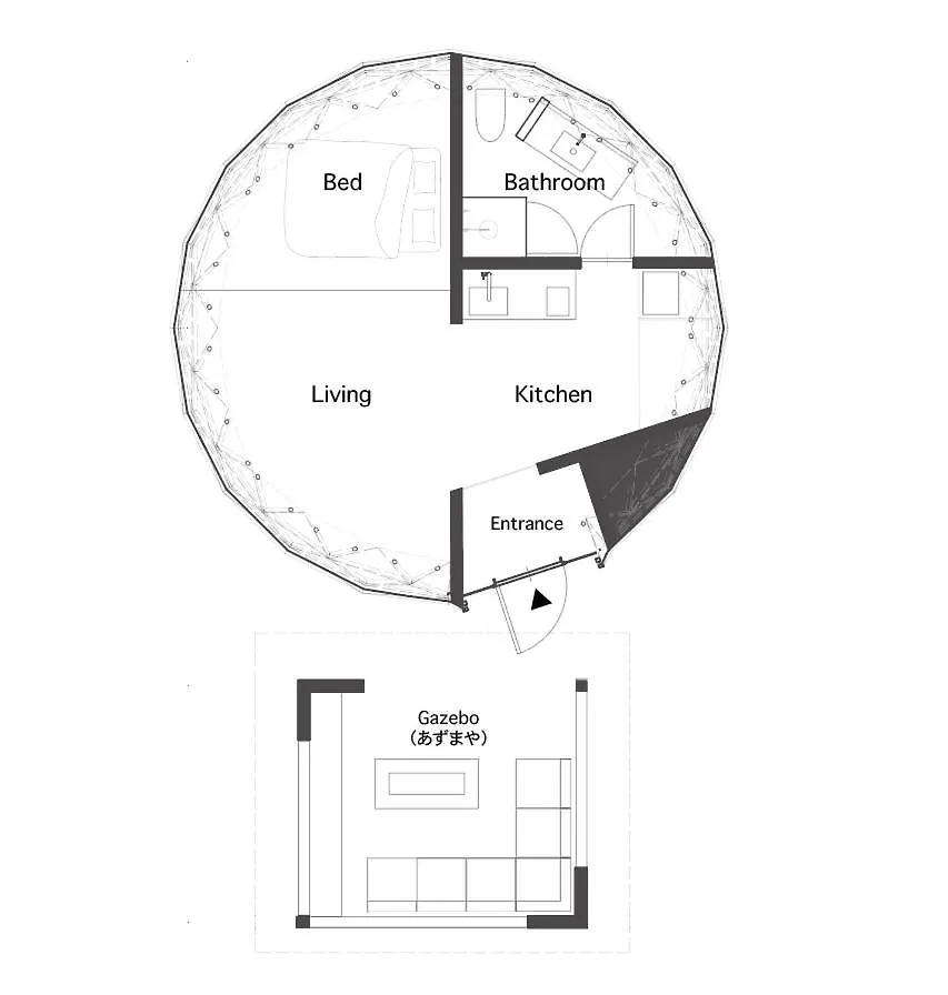 Luxussátor Villa福座 Juni